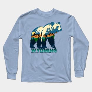 Yellowstone National Park - Bear Long Sleeve T-Shirt